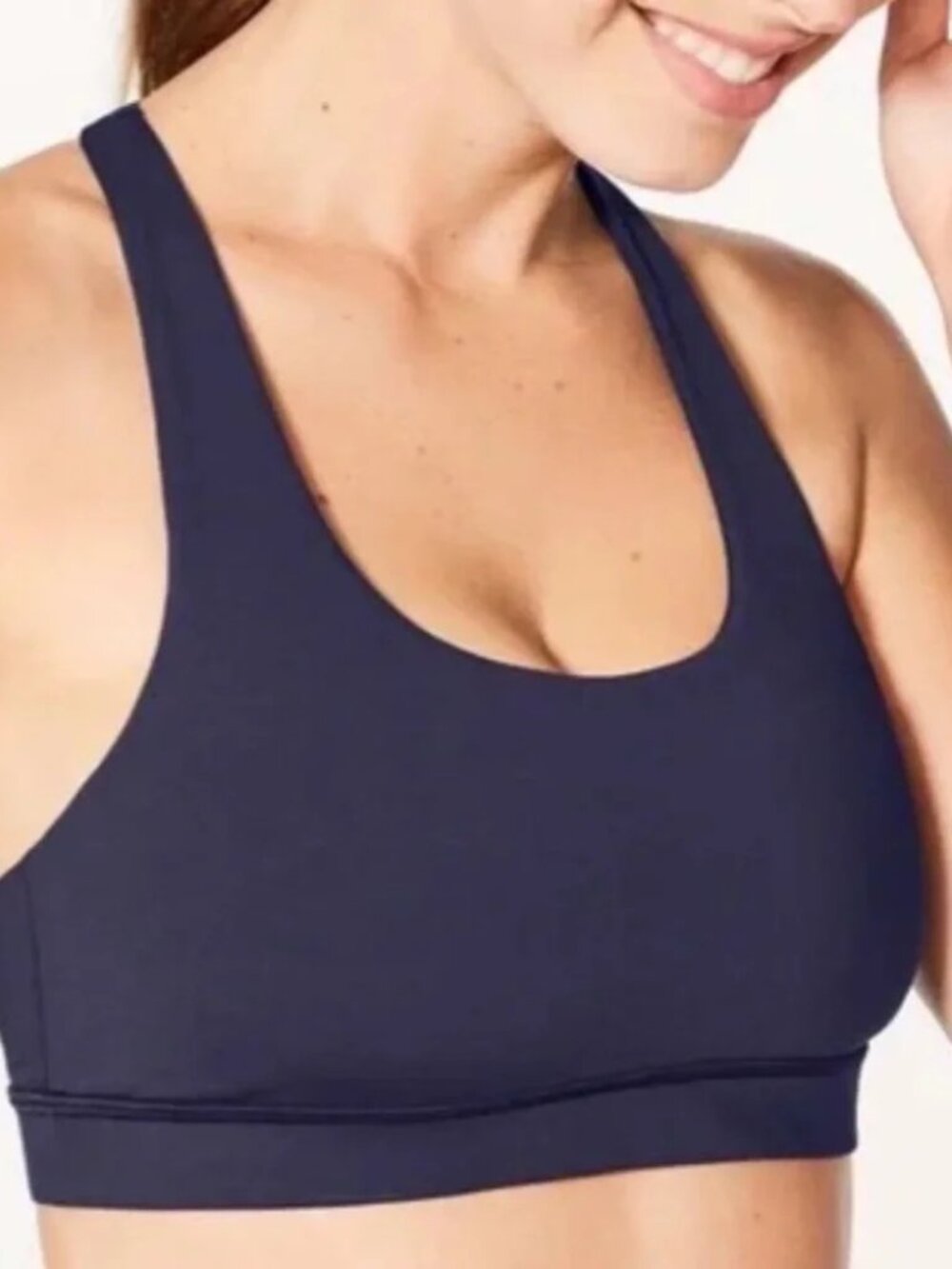 Lululemon Invigorate Navy Sports Bra, Size: XS
